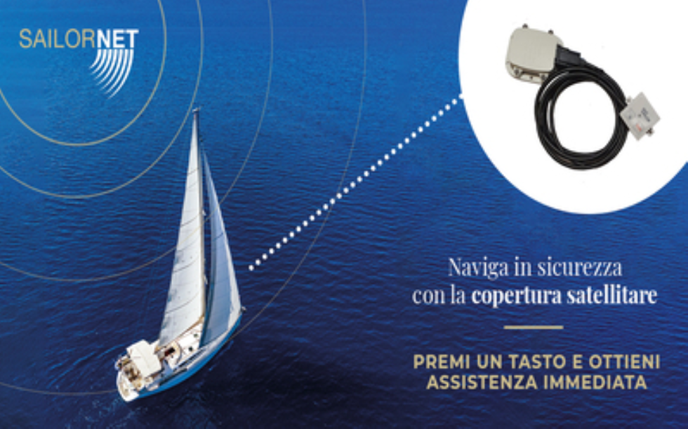 Copertura satellitare in mare: scopri Sailornet